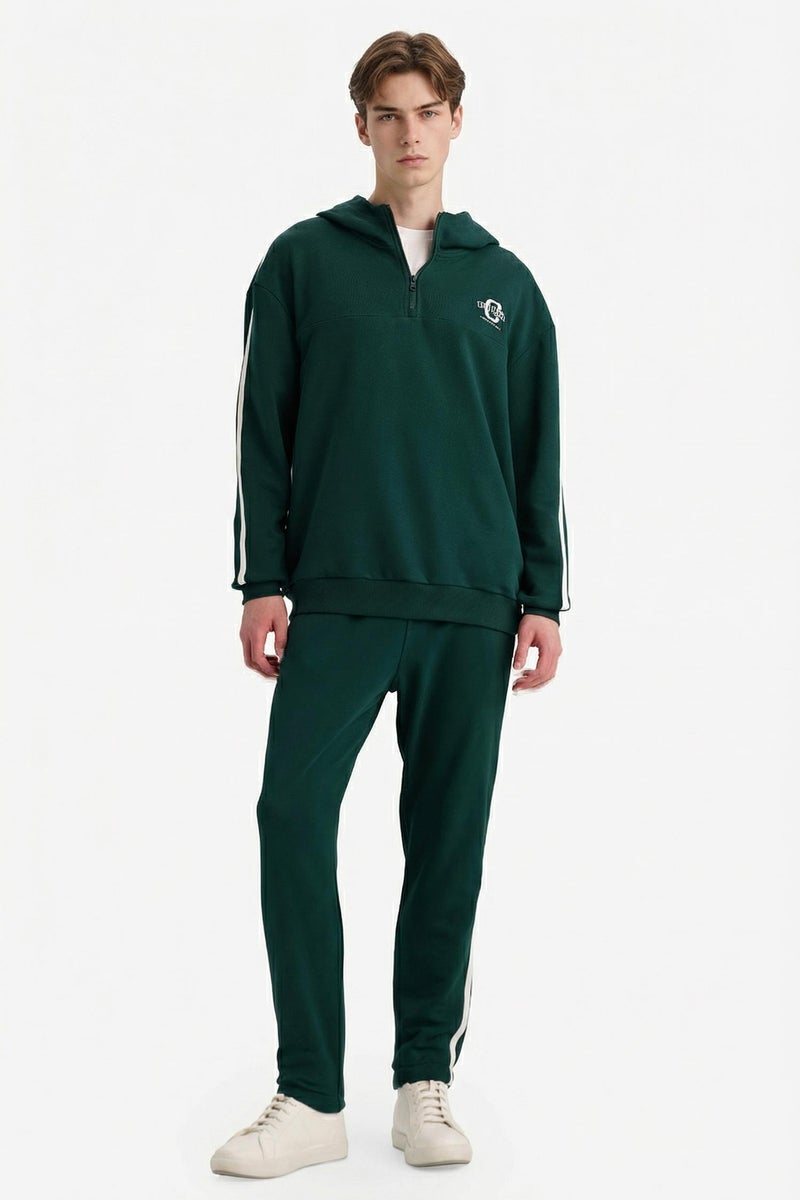 DeFacto Green Man Regular Fit Jogger Trousers Casual - Image 3